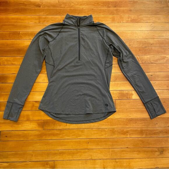 Mountain Hardwear Charcoal Quarter Zip - Picture 1 of 5